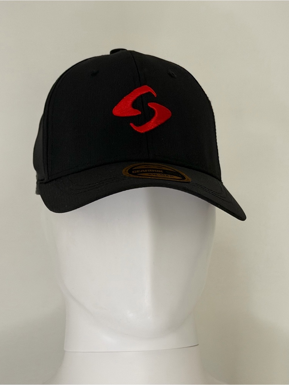 Gearbox Black Cap with Red Logo
